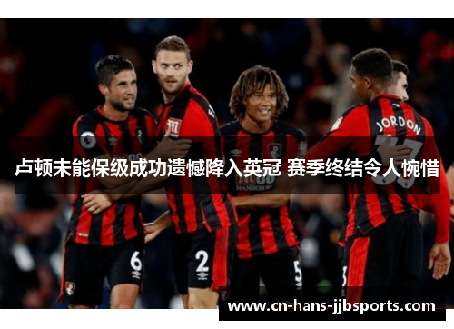 卢顿未能保级成功遗憾降入英冠 赛季终结令人惋惜